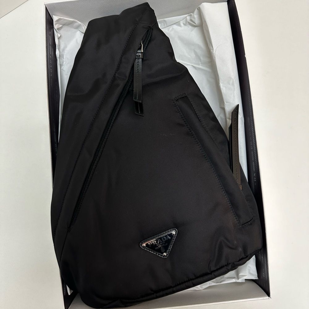 Prada - Men’s crossbody bag / backpack black